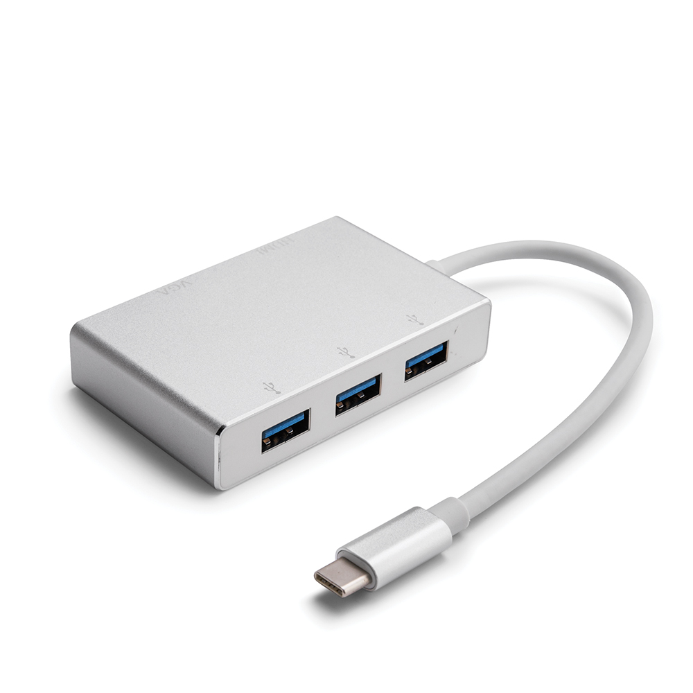 Type C to HDMI + VGA+ 3* USB 3.0 Convertor