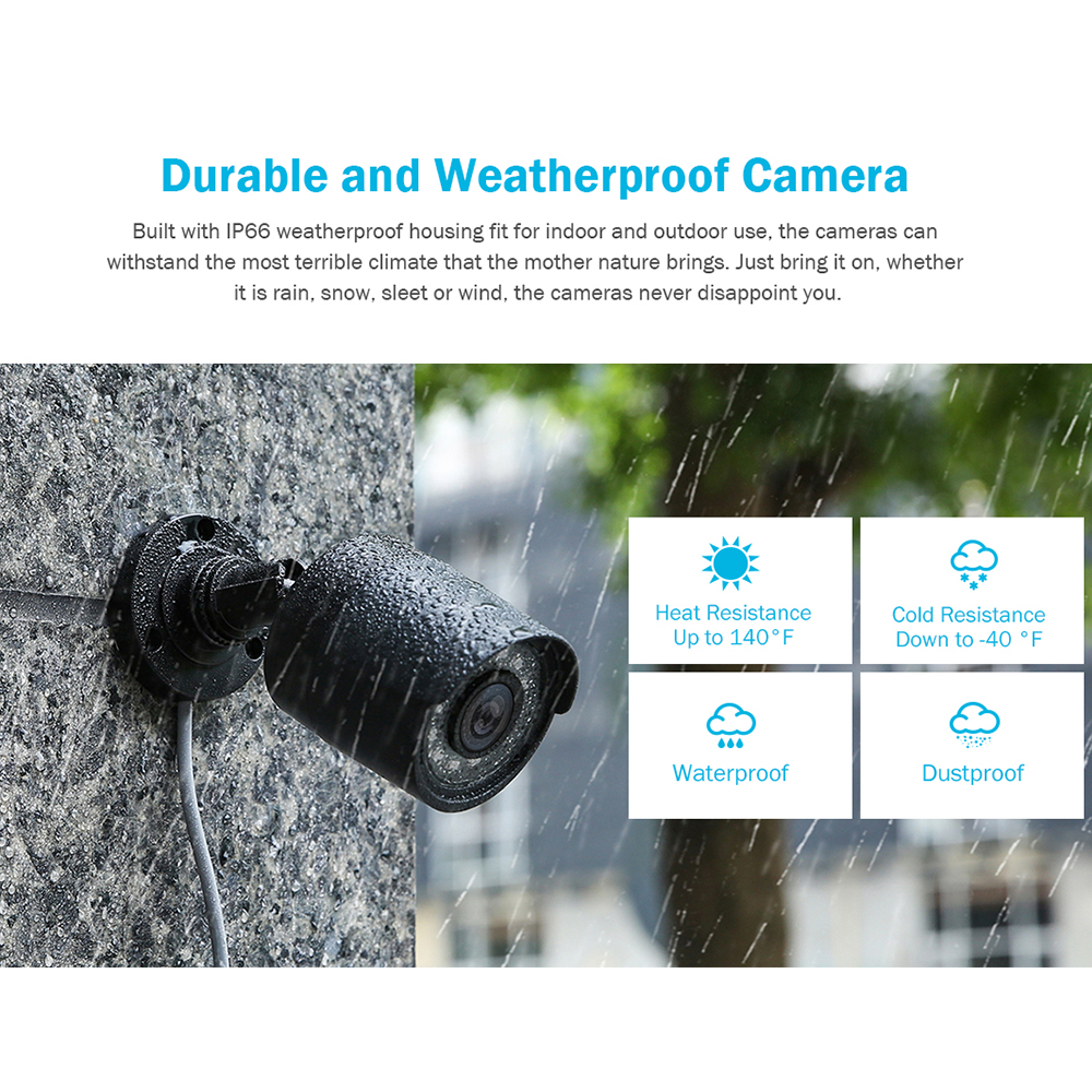 Annke 4CH 5MP Lite DVR +4 2MP Bullet Cameras (DW41JD+C51BH-4) - Image 5