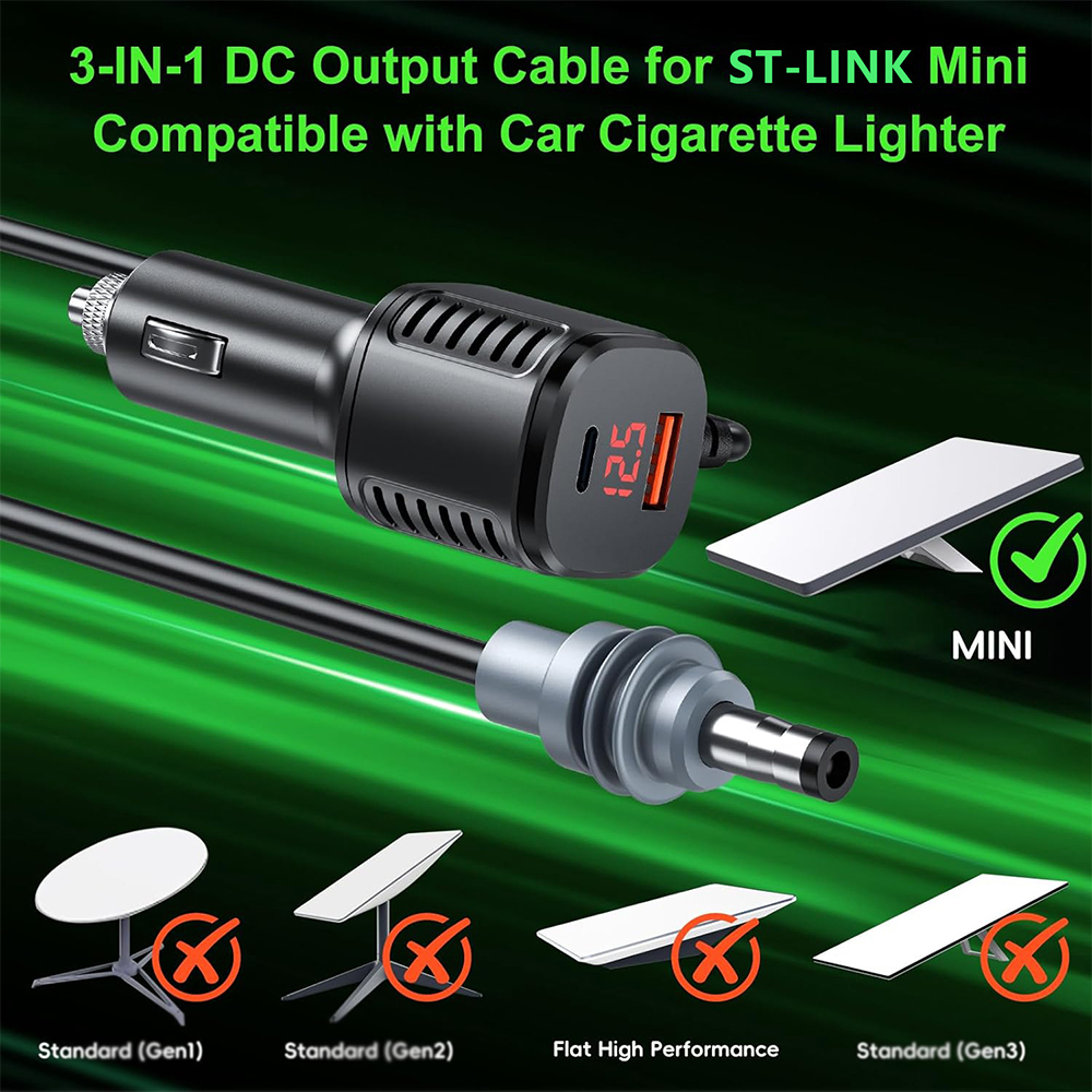 Starlink MINI Car Charging DC Power Cable 5m – SL-CABLE-PC - Image 6