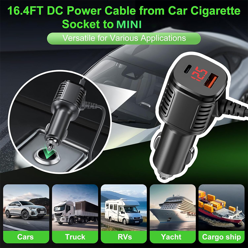 Starlink MINI Car Charging DC Power Cable 5m – SL-CABLE-PC - Image 5