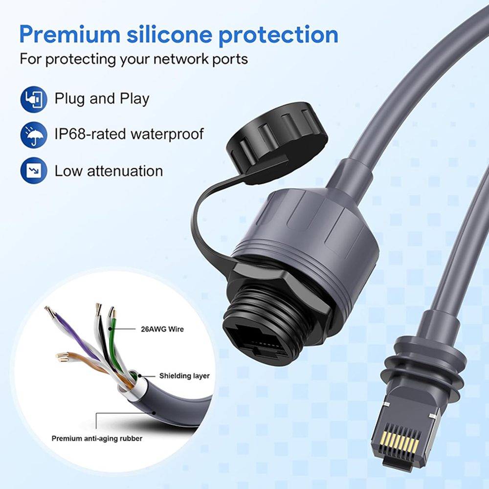 Starlink GEN3 RJ45-V3A Weatherproof Extension Cable 0,5m – SL-GEN3-0,5M - Image 6