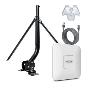 Universal Mount, Starlink Gen 3 Pole Adaptor, 30m Cable & Dual Band 1200Mbps WiFi AP – KIT-STARLINK02